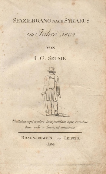 Titelblatt Spaziergang nach Syrakus_Bibliothek Gleimhaus