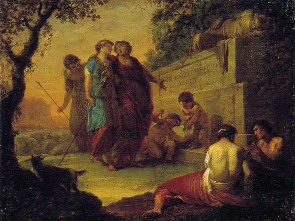 Adam Friedrich Oeser, Gedenkbild auf Ewald Christian von Kleist, 1761