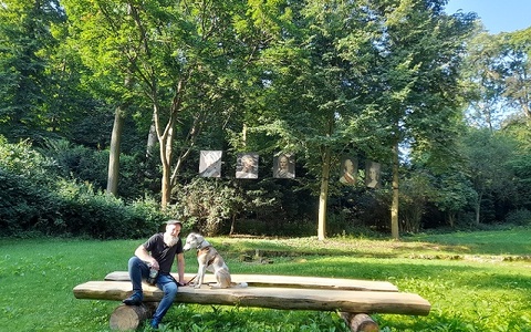 „Gleim in den Spiegelsbergen“, Foto: Gleimhaus