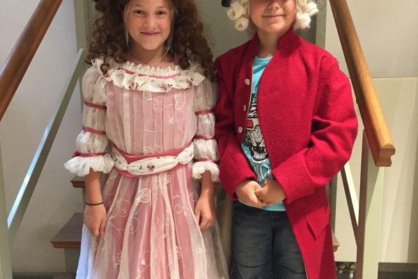 verkleidete Kinder im Gleimhaus_Frau Schroth-Sellmann