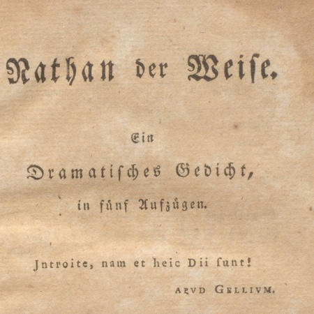 Ausschnitt vom  Titelbild „Nathan der Weise“ (Gleimhaus)