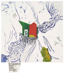 Gleims Hüttchen, Collage von Olaf Wegewitz, 2025