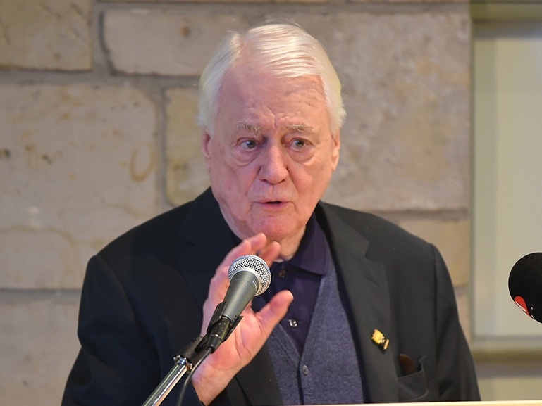 Alexander Kluge im Gleimhaus Halberstadt 2024, Foto: Stadt Halberstadt Alexander Kluge im Gleimhaus Halberstadt 2024, Foto: Stadt Halberstadt