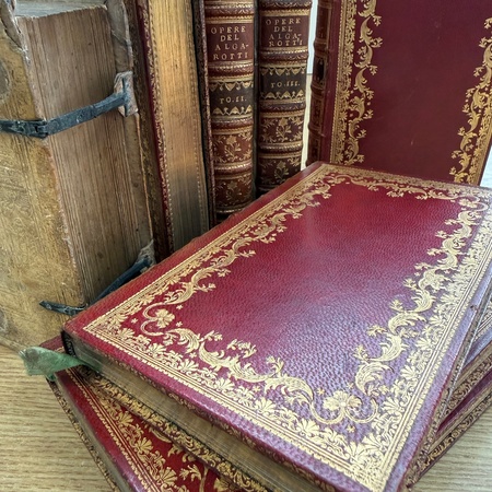 Schmuckelemente am Buch, Bibliothek Gleimhaus Schmuckelemente am Buch, Bibliothek Gleimhaus