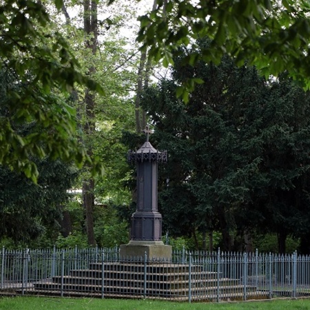 Gleims Grabmal im Park am Poetengang