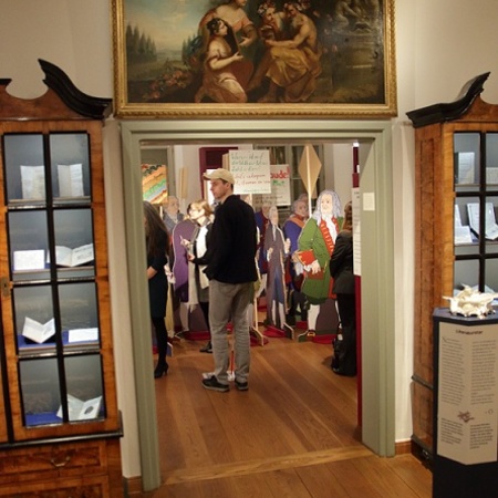 Blick in die neue Dauerausstellung im Gleimhaus